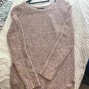 Ann Taylor pink marled sweater